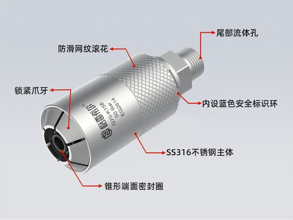 格雷希爾G70-K系列制冷行業(yè)擴口管密封測試接頭